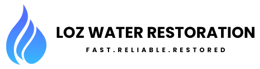 LOZ Water Restoration Logo